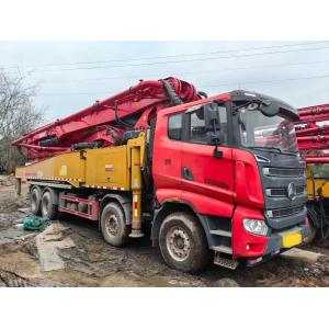 Buy cheap 2021 Used 56m Concrete Pump Truck with Sany Self-Made Chassis Diesel Powered from wholesalers
