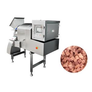 3D Frozen Meat Dicer High Speed Beef Cube Cutting Equipment