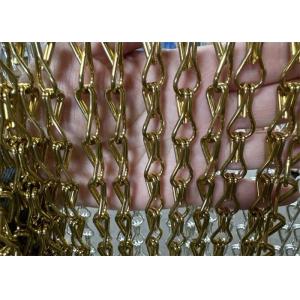 Decorative Aluminum Double Hook Metal Mesh Curtain For Ceiling/Railing /Overlay