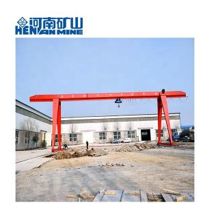 Customizable Single Girder Gantry Crane 5 - 20 Tons Capacity For Handling Stone