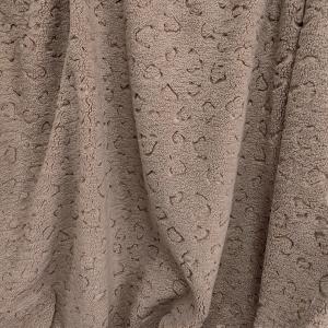 Buy cheap Plush Throw Dyed Sherpa Fleece Single Sided Fabric Embossed product