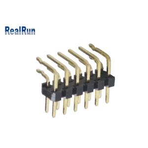 Buy cheap 2*6 Pin Dual Row PBT Single Plastic Pin Header SGS from wholesalers