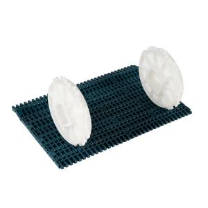 Buy cheap                  New Design Single Module Dynamic Heat Resistant Rubber Top Conveyor Transfer Plastic Modular Belt              from wholesalers