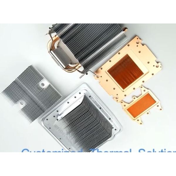 Quality Aluminum 6063 Copper Pipe Heat Sink Anti Anodizing Cnc Machining for sale