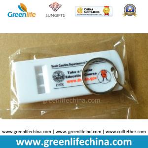 Buy cheap Hot Selling Blue Whistle Flat Type w/Custom Logo Imprinting Key Ring from wholesalers