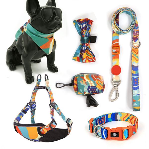 Upgrade Your Dog's Walks with Our Luxurious Reflective Dog Harness and Leash