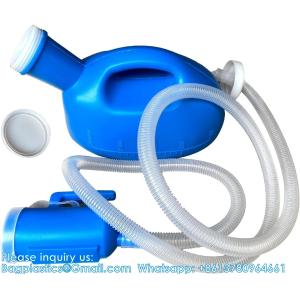 Buy cheap Portable Urinals Spill Proof 2000 Ml 68 Oz Urine Bottles For Men 63" Long Tube Urinals For Men Urine Jug Pipe from wholesalers