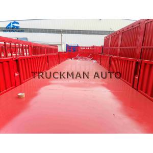 Steel Iron Side Wall Semi Trailer Loading Capacity 60 Tons 3 Axles 60 Tons With