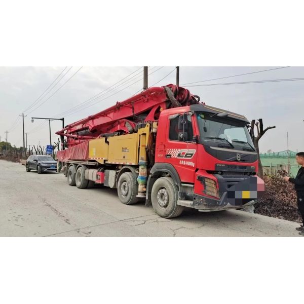 Quality 2020 Sy 56m Used Concrete Pump Truck with Volvo Chassis and 2.6mm Vibrating Amplitude for sale
