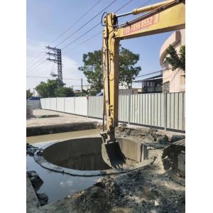 Buy cheap ZH OEM Customized Q355B 8M 10M 11M 12M Excavator Long Reach Arm Long Reach Excavator Boom Excavator Sliding Arm for River Dredging and Cleaning from wholesalers