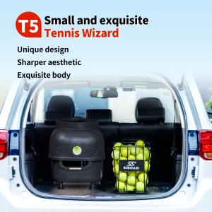 Buy cheap SIBOASI T5 APP Control Mini Shooting Tennis Machine Ball for Training from wholesalers