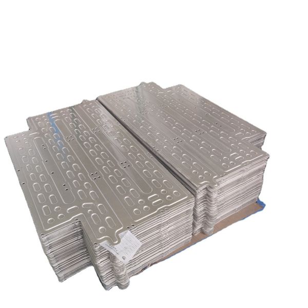 Quality 3003 Vacuum Brazing Aluminum Cooling Plate Automobile Stamping for sale