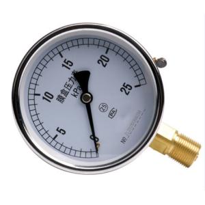 Buy cheap Stainless Steel KMC-YE-100 Pressure Gauge With IP65 Protection Grade And Measuring Range -1KPa-205KPa from wholesalers