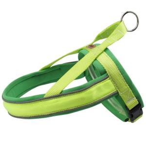 Nylon Adjustable Light Up Led Dog Harness Rechargeable Soft Outdoor Flashing