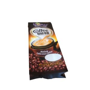 Custom printed smell proof side gusset coffee packaging bag with valve