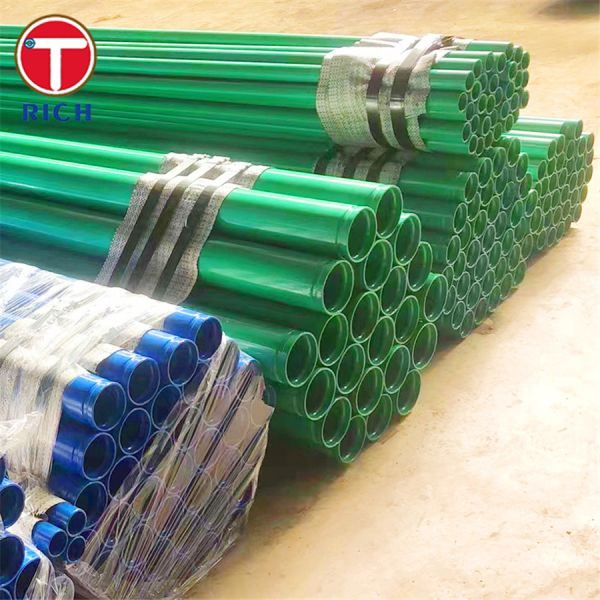 ASTM A978 Plastic Coated Steel Pipe Pre-Coated Polyethylene Lined Composite Rib Welded Steel Pipe