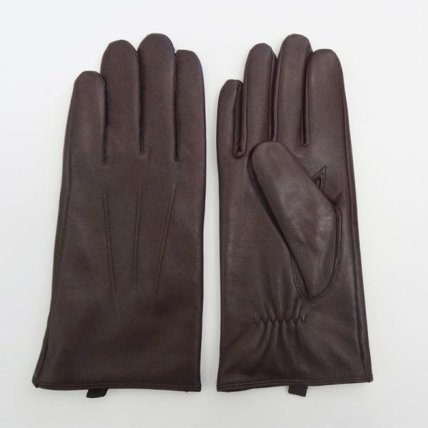 Quality Comfortable Leather Shearling Gloves Elastic Cuff Gloves for sale