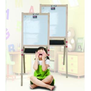Movable Double Sided Whiteboard / Children'S Stand Up Chalkboard