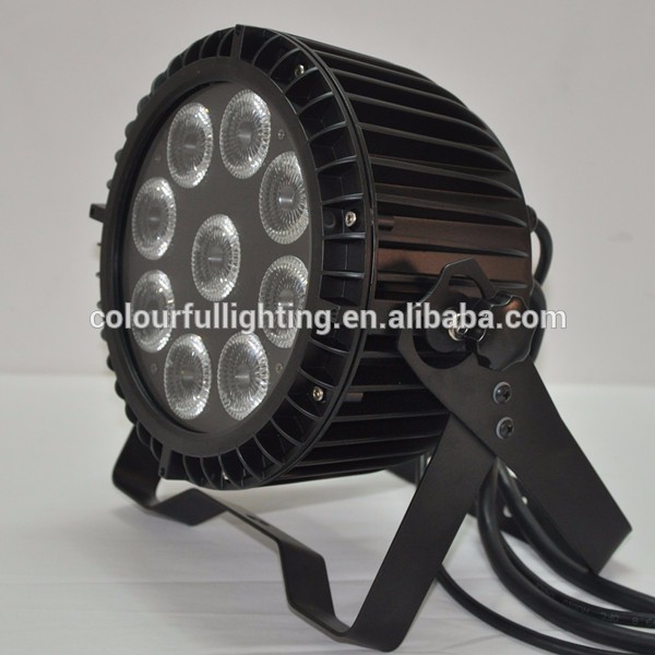 9X15W Silent IP65 RGBAW 5in1 Waterproof PAR LED Outdoor Flat PAR LED (8).JPG