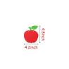 Buy cheap 4.2*4.8 Inch Back To School 2mm Felt Apple Pattern Flags Classroom Decorations from wholesalers