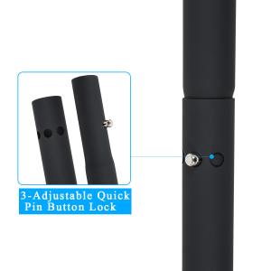 Woowave Customize 3-piece Adjustable Aluminum Inflatable Sup Paddle for Kayak