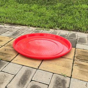 Buy cheap Lightweight Portable Plastic Chicken Feeding Tray For Backyard Poultry from wholesalers