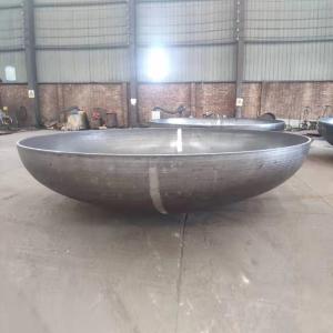 Buy cheap 1400mm Diameter Stainless Steel Hemisphere Ellipsoidal Dished Head Pressing Customized from wholesalers