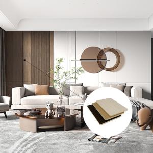 Damask Pattern Stone Wall Paneling for Customized Color Scene Display Bathroom