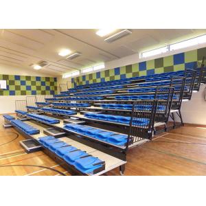 Buy cheap Automatic Telescopic Tribunes / Black Seat Brackets Indoor Bleacher Seating from wholesalers