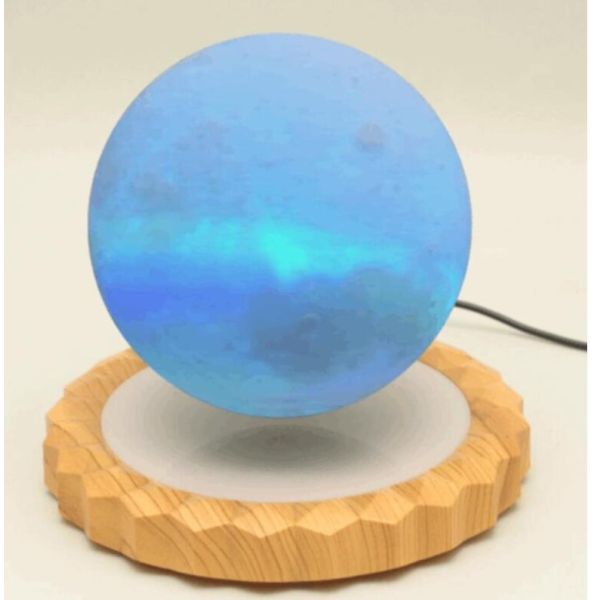 PA-0701G Magnetic floating levitation colorful change moon lamp 5inch night light for promotion gift