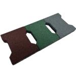 H-shaped rubber mat for shock absorption dog bone rubber tile for reduce damage