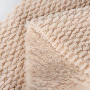 Buy cheap Plain Style Double Faced Sherpa Fleece Fabric for Garments and Blankets 58/60" Width from wholesalers