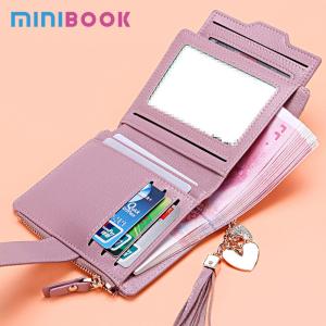 Buy cheap PU Leather Lady Purse ID Window Card Sleeve Wallet Bifold Short Wallet with Custom Logo from wholesalers