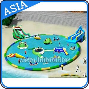 Buy cheap Moving Water Park , Inflatable Water Park , Inflatable Amusement Park from wholesalers