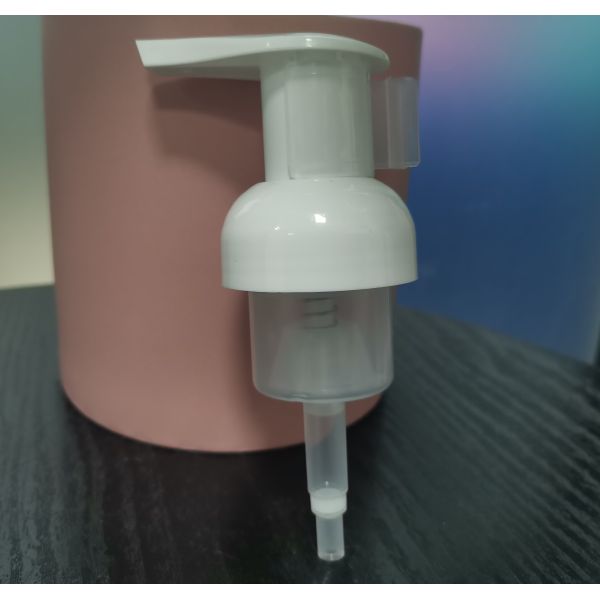 Customized Foam Bottle Pump With White Pump Head And Transparent Pump Tube B Vs