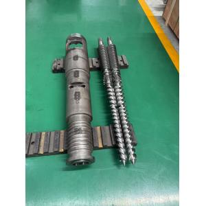 Buy cheap High Precision 38CrMoAlA Conical Twin Screw Barrel with Ra 0.4μm Surface Roughness for PVC Profile Pipe and Bimetallic Coating from wholesalers