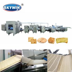 Buy cheap Multifunctional Automatic Biscuit Production Line 100-1500kg/H from wholesalers