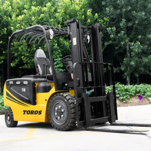 Buy cheap Safety Powerful Compact Electric Forklift Truck With 3-4m Turning Radius from wholesalers