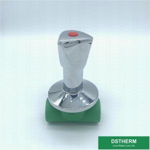 Buy cheap Triangle Handle Chrome Plated PPR Plastic Stop Valve Heat Insulation from wholesalers