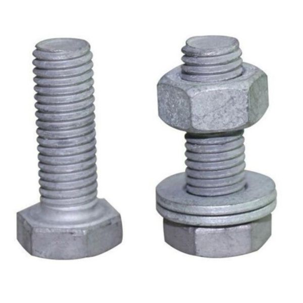 Buy cheap High Tensile B7 Heavy Hex Bolts And Nuts Manufacturing Hot Dip Galvanized Hex Full Thread Bolt With Nut And Washer from wholesalers