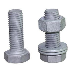 Buy cheap High Tensile B7 Heavy Hex Bolts And Nuts Manufacturing Hot Dip Galvanized Hex Full Thread Bolt With Nut And Washer from wholesalers