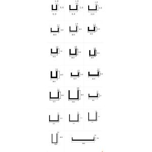 Buy cheap Solid Heat Resistant Brass U Profile CuPb3Zn39 Transition Profile Strip from wholesalers