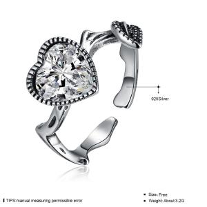 Buy cheap 18K White Gold Moissanite Ring Custom Sterling Silver Diamond Ring from wholesalers