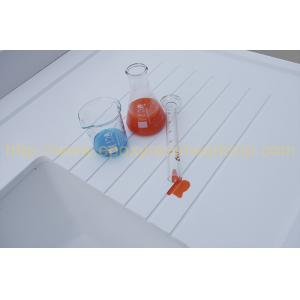 Buy cheap White color Laboratory Furniture corner countertop with damp proofing from wholesalers