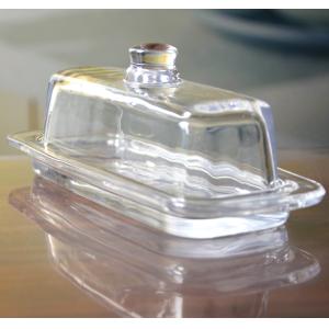 Buy cheap Rectangle Cake Glass Charger Plates With Cover from wholesalers