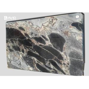 Buy cheap Blue Galaxy Marble Slab High Hardness , Marble Paving Slabs Glossy Polished from wholesalers