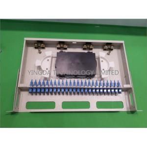 SC Simplex 24 Port Fiber Patch Panel For FTTH FTTX FTTB ODN PON Network