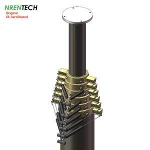 15m pneumatic telescoping antenna mast-300kg payloads- lockable mast