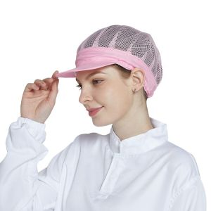 Buy cheap KL-3011 Breathable Food Processing Hat with Polyester-Cotton Mesh for Dustproof Protection in Blue and White One Size Fits All from wholesalers