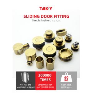 Square Clear Tempered Glass Frameless Sliding Barn Door Panel Kit for 6-12mm